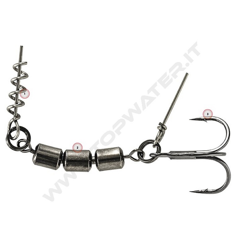 Molix Soft Bait Stinger Single Hook