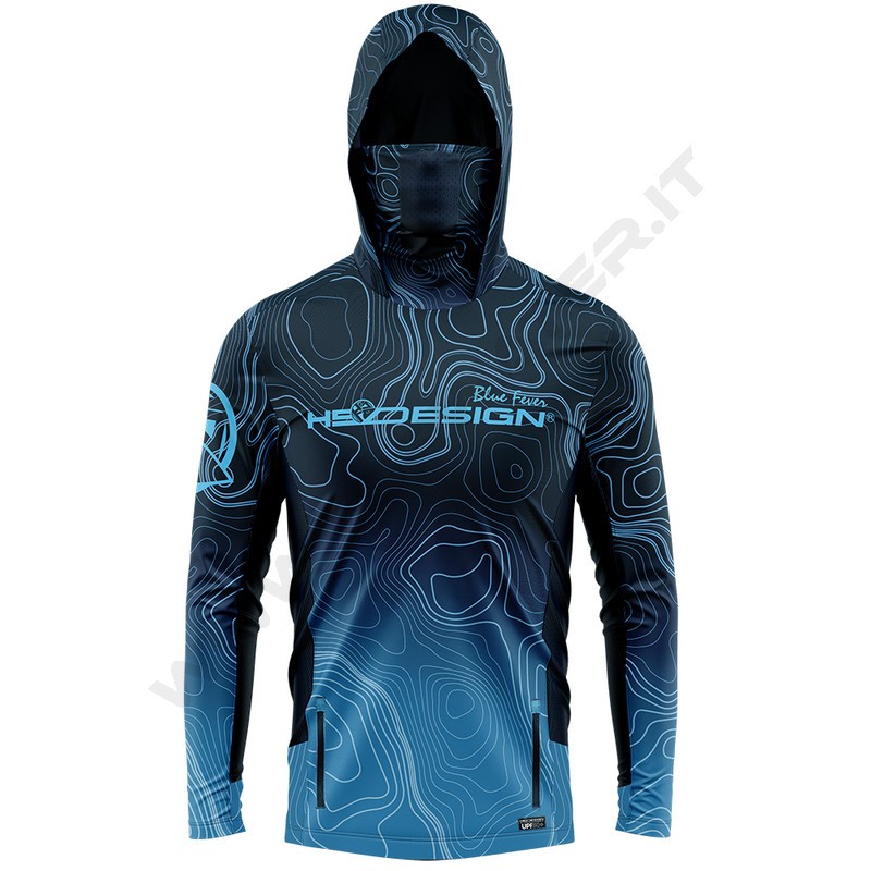 HotSpot Design T-shirt Ocean Performance Bathymetry