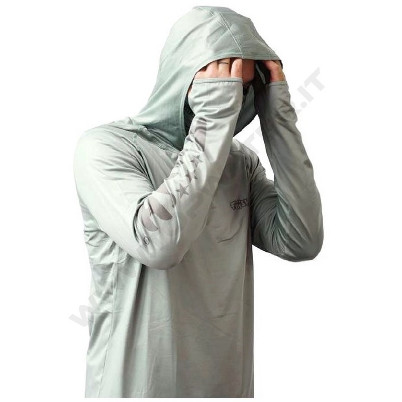 Fiiish Anti UV Hooded T-Shirt Long Sleeve