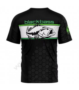 HotSpot Design T-shirt Linear Black Bass