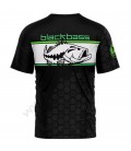 HotSpot Design T-shirt Linear Black Bass