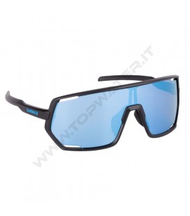 Matte Black / Blue Mirror