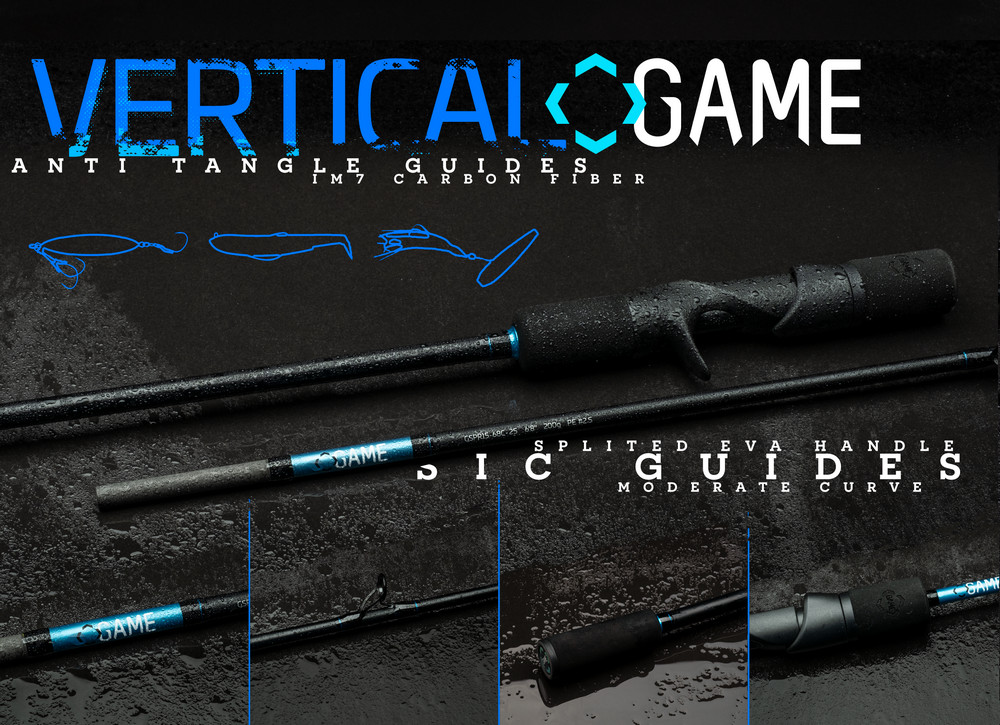 Game By Laboratorio Saltwater vertical fishing rods