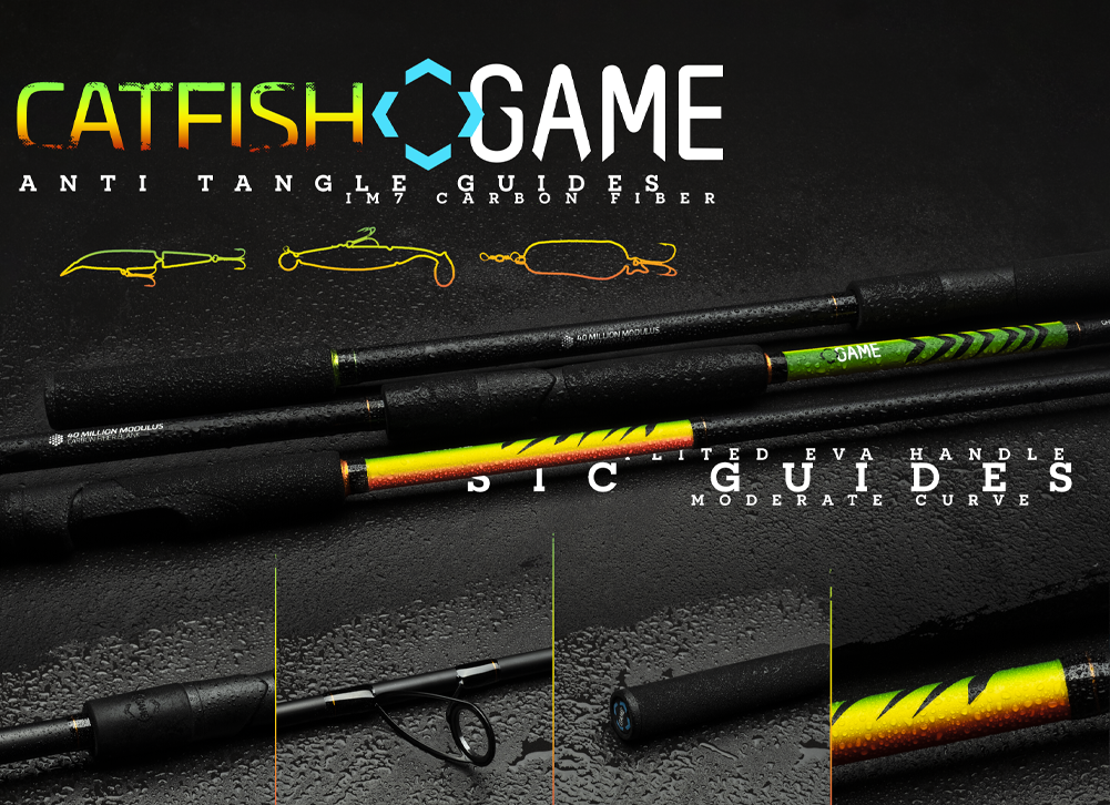 Game by laboratorio catfish rod