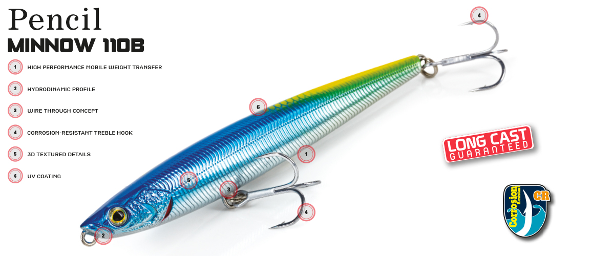 Molix Pencil-Minnow-110B