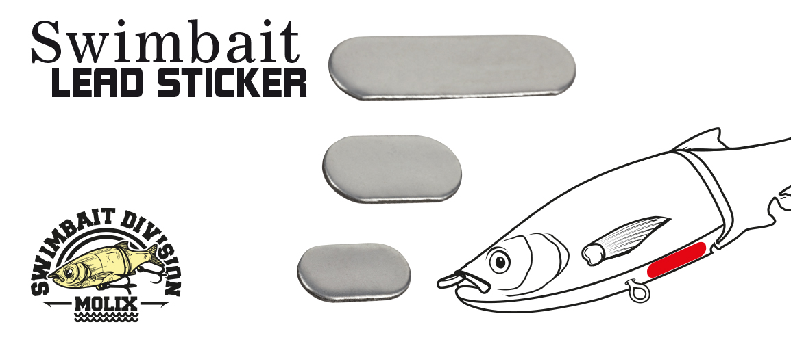 Molix Swimbait Lead Stickers